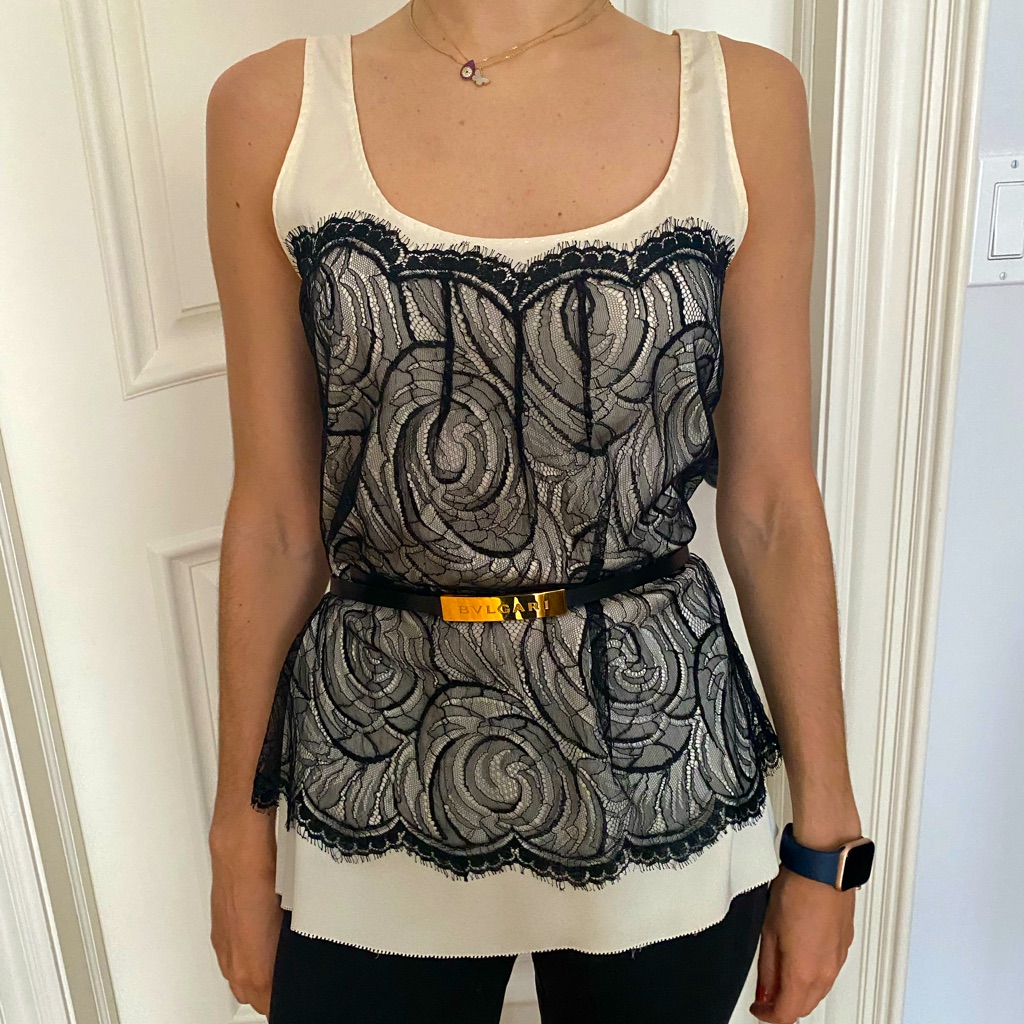 Elie Tahari Lace Tank